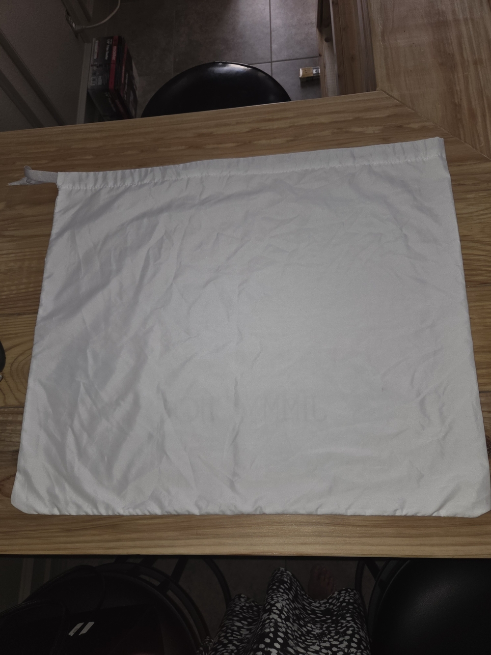 Jimmy Choo White Dust Bag 19.5 H X 22 W - Picture 2 of 5